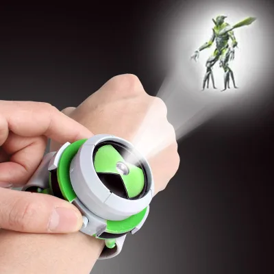 Ben 10 omnitrix часы стиль ребенок проецирующие часы Япония Подлинный Бен 10 часы детские игрушки Ben10 проектор средняя поддержка прямой доставки