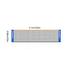 Standard Professional Tennis Training Net Portable Badminton Tennis Net for Volleyball Outdoor Sports Without Bracket