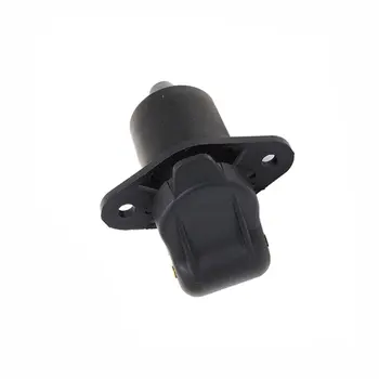 

European Car 3 Hole Socket Trailer Adapter Truck Interface Rv Power Cord Socket Waterproof Connector 12V