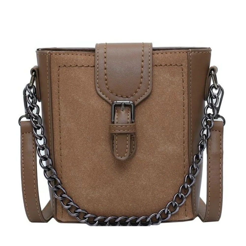 Messenger Chic Leather Flap Sequined Tassel Shoulder Bag For Women Chain Crossbody Bag Ladies Handbag
