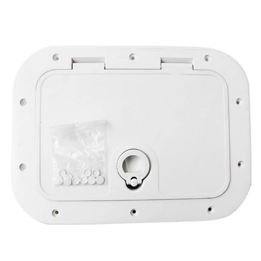   Marine Deck Plate Inspection Hatch Plastic Access Boat RV 375x280mm