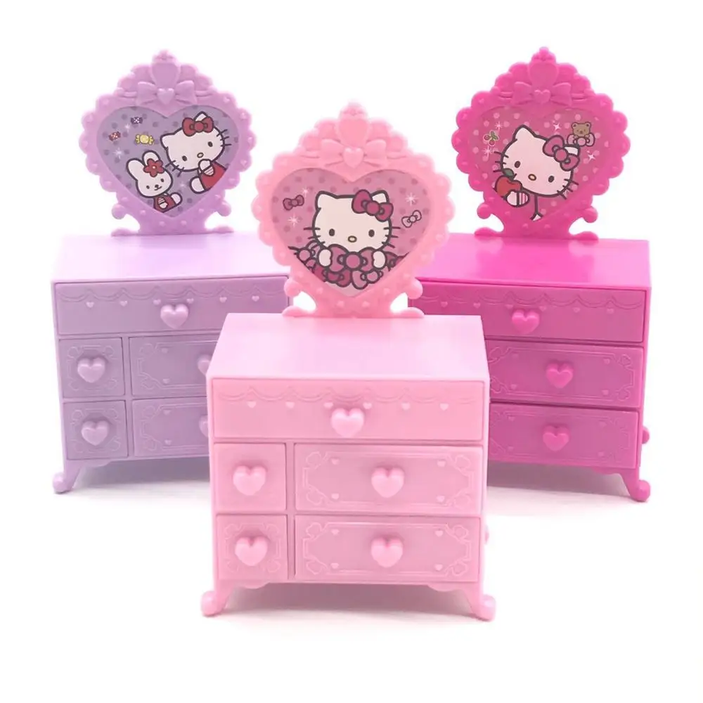 Hello Kitty Creative Stationery Cute Dressing Table Eraser Diy Beaded Rubber Children Learning Gifts School Bags Aliexpress