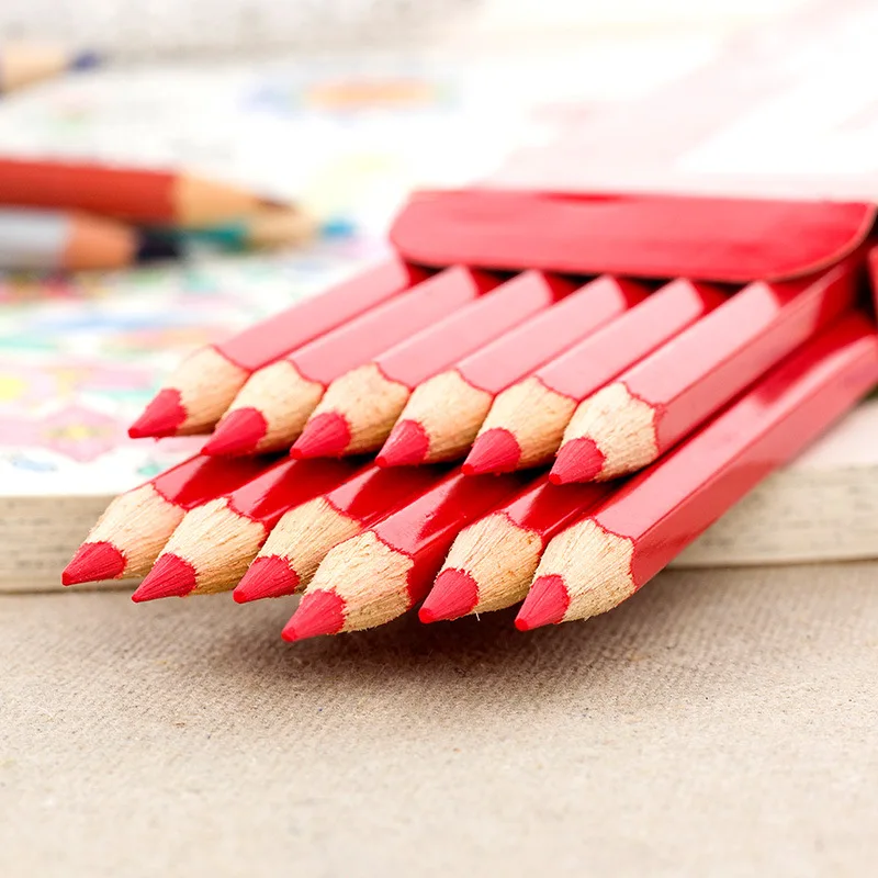 Faber castell 12 шт. 3 цвета нетоксичный Lapis De Cor профессиональный цветной карандаш для