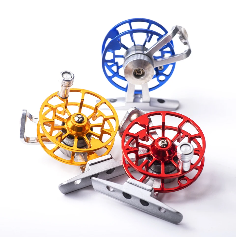 Mini Fly Fishing Reel All Metal Winter Wheel 49g 50mm Right Hand Ice  Fishing Reel For Pike Carp Ice Fly Fishing Accessories