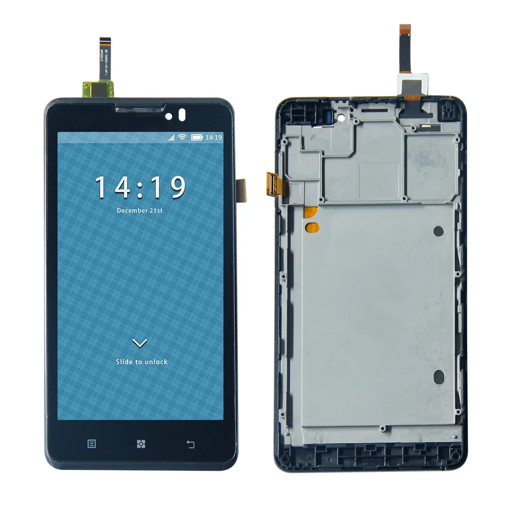 

5.0 "LCD For LENOVO P780 Display Touch Screen Digitizer Assembly with Frame Screen Replacement