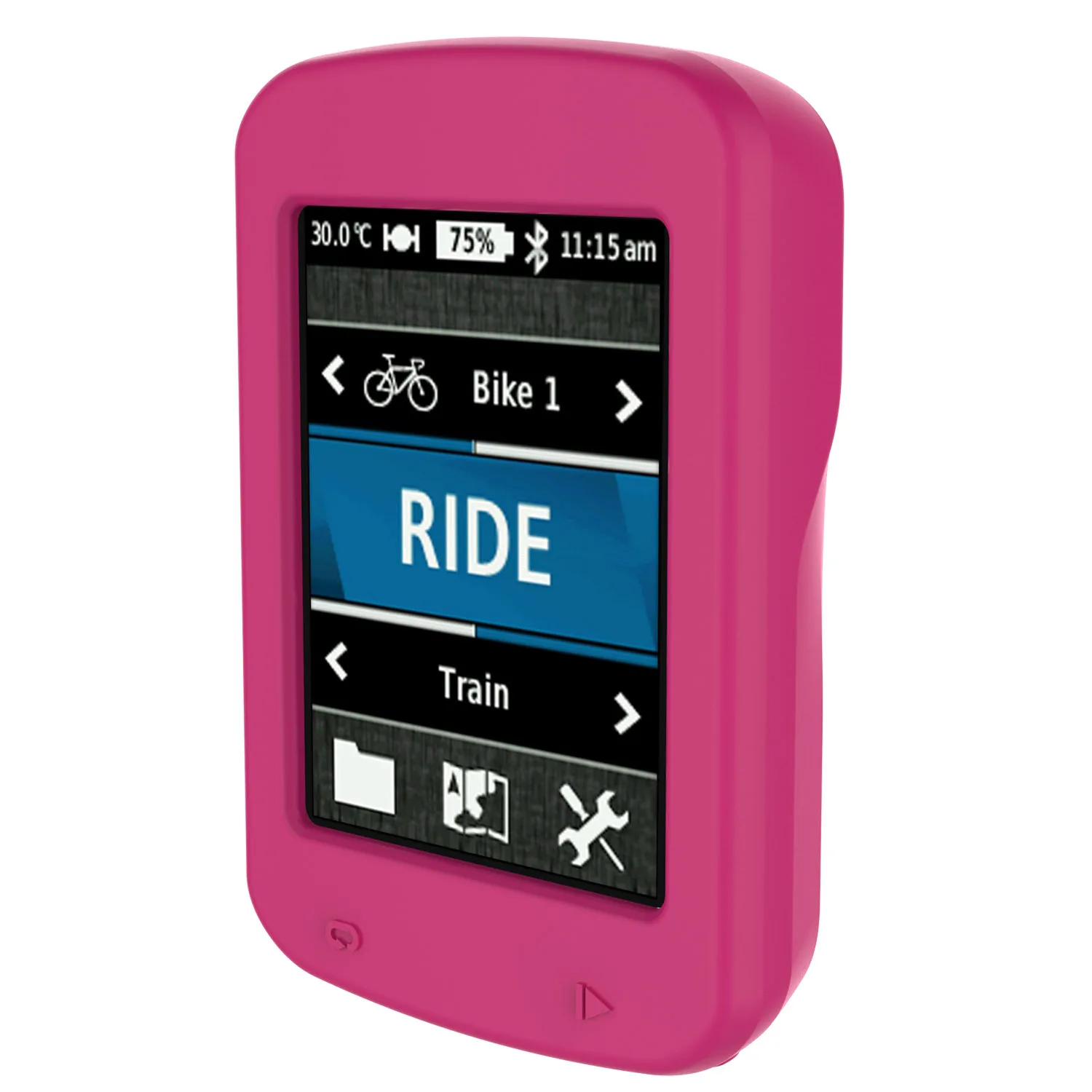 Edge820 Rose Red Велосипедный gps компьютер силиконовый чехол гелевый Чехол для Garmin edge 520 820 велосипедный Компьютер Водонепроницаемый Секундомер - Цвет: Edge820 Rose Red