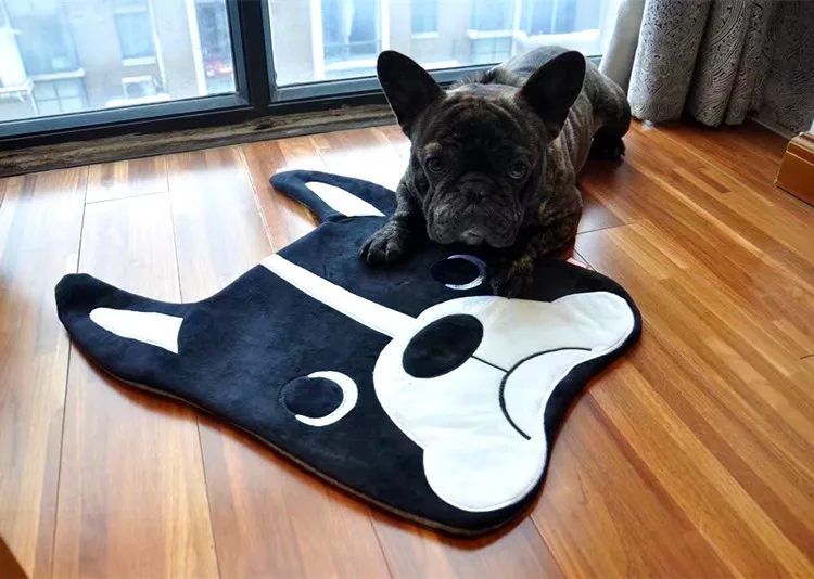 Мультяшный милый плюшевый коврик с бульдогом, милый коврик для ног, собачий коврик для домашних животных, коврик для ползания ребенка, украшение детской комнаты, коврики для ванной комнаты