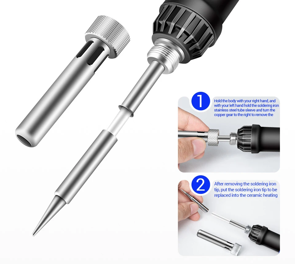 Digital Electric Soldering Irons Kit Adjustable Temperature Welding Tool Accessories Soldering Iron TIps Solder Station 110 220V portable arc welder