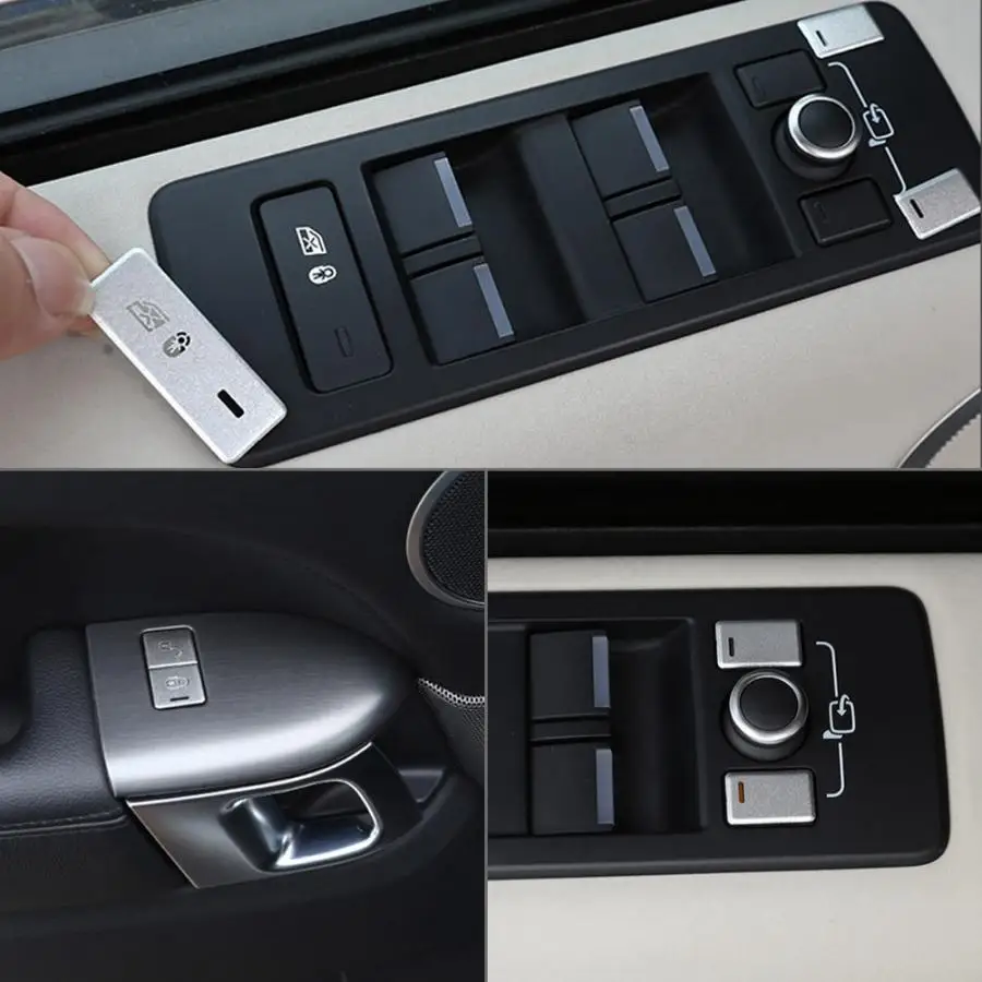 11 шт. декоративные наклейки на окна и двери автомобиля подходят для Land Rover Range Sport |