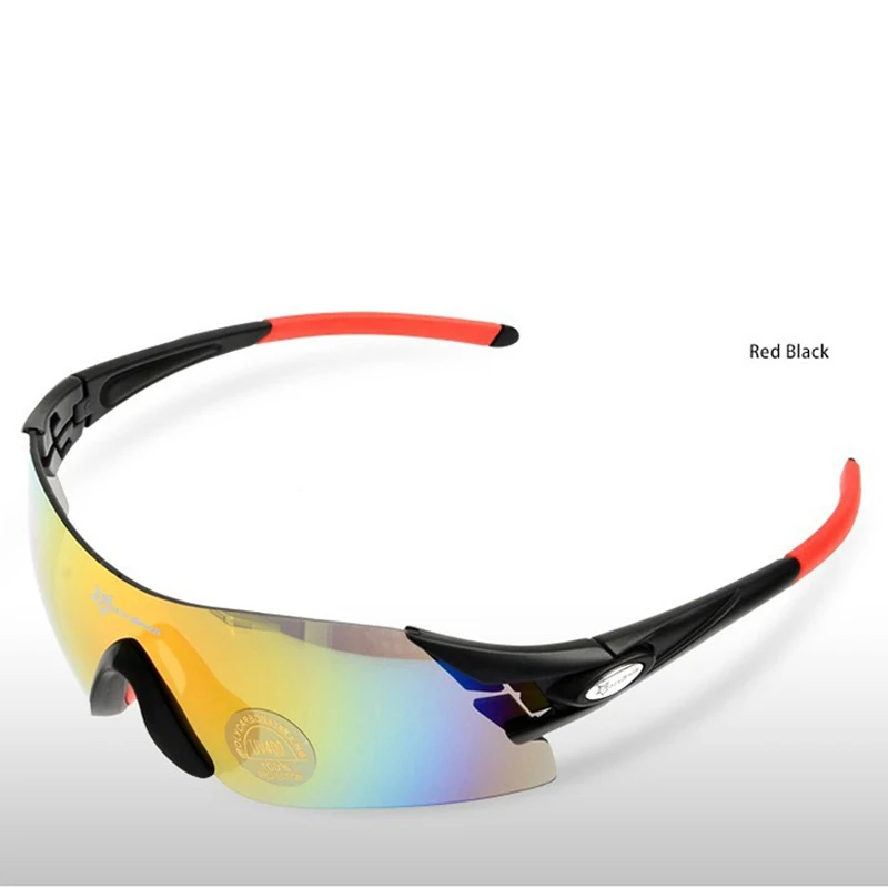ROCKBROS Велоспорт очки UV400 спортивные велосипедные солнцезащитные очки, велосипедные очки MTB мотоцикл Рыбалка очки поляризованные солнцезащитные очки - Цвет: Red Black Glasses