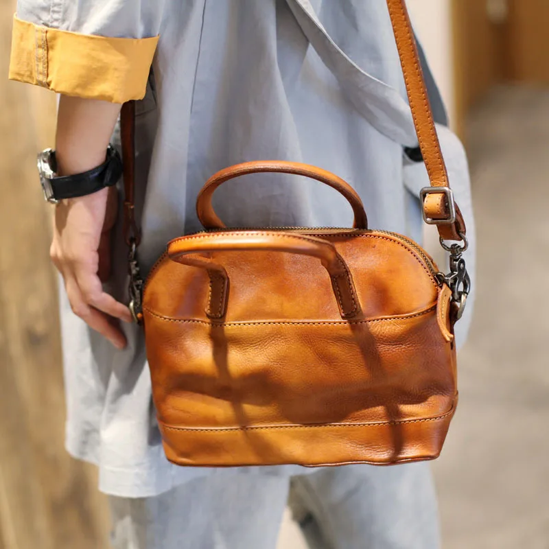 Сумка EUMOAN из воловьей кожи ручной работы в стиле ретро 2020|shell bag|bag shouldercarry bag |