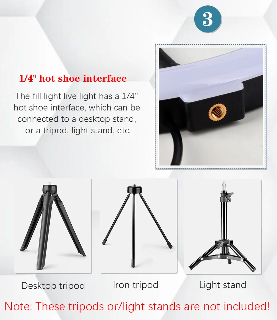 H08fe24c7ee394c4797795f8ed835a634i Orsda 10-13 Inch RGB Ring Light Tripod LED Ring Light Selfie Ring Light with Stand RGB 26 Colors Video Light For Youtube Tik Tok