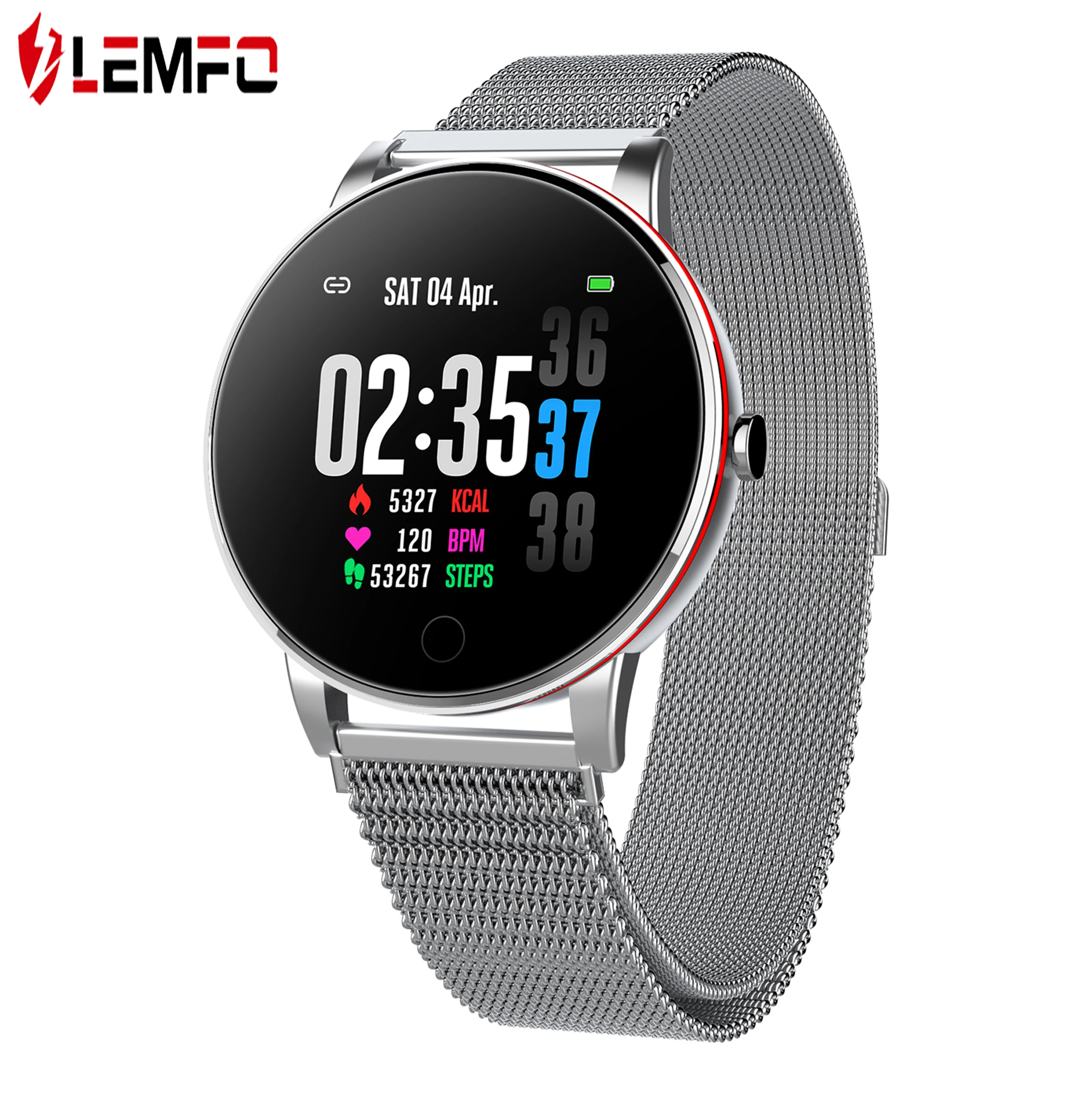 

LEMFO Y9 Smart Watch IP68 Waterproof Women Fashion Watch Fitness Tracker Blood Pressure Heart Rate Monitor Smart Band