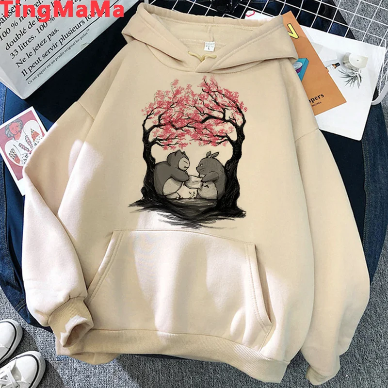 

Anime Miyazaki Hayao Japanese hoodies men grunge Ulzzang printed Korea men pullover hoddies Oversized