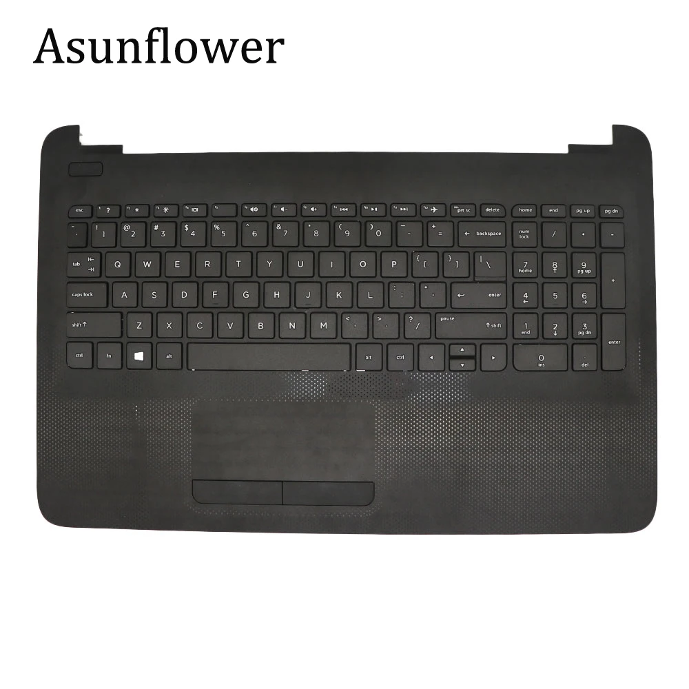 Asunflower Упор для рук верхний чехол для hp 15-AC 15AC 15-AF 15-AF130NR и Упор для рук верхний Чехол W/клавиатура Touc hp ad 813974-001 аккумулятор большой емкости C она