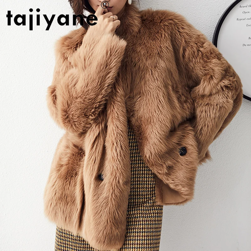 Tajiyane Genuine Leather Jacket Women 2020 Double-sided Real Wool Fur Coats Woman Sheepskin Jackets Mujeres Abrigos TN308 | Женская