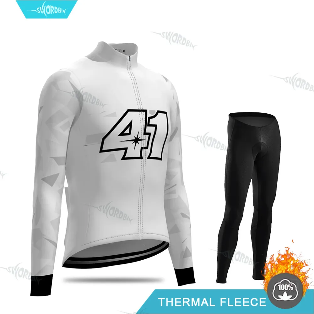 Bib Cycling Set Зимняя одежда для велоспорта GOBIKING Pro Team, комплекты Джерси для велоспорта MTB, термальный флисовый костюм для шоссейного велоспорта, Ropa куртки Ciclismo - Цвет: Bib Cycling Set