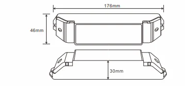 BC844 контроллер декодера постоянного напряжения DMX512-RDM, уровень яркости 256/65536, функция энергосбережения, входной DC12V-DC
