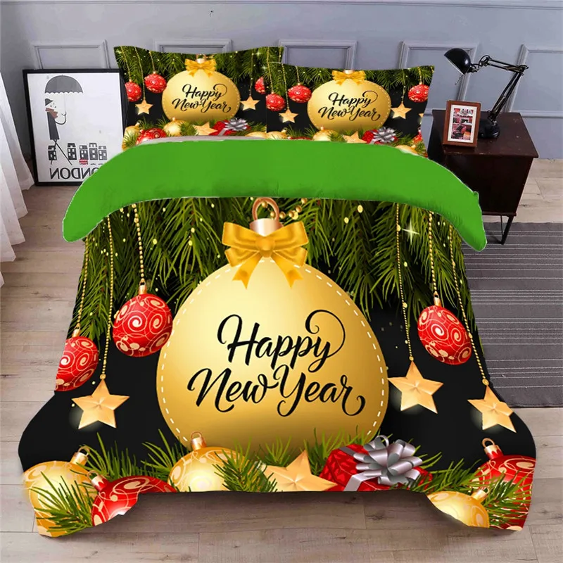 Постельное белье с золотым шариком Комплект постельного белья 3D рисунком