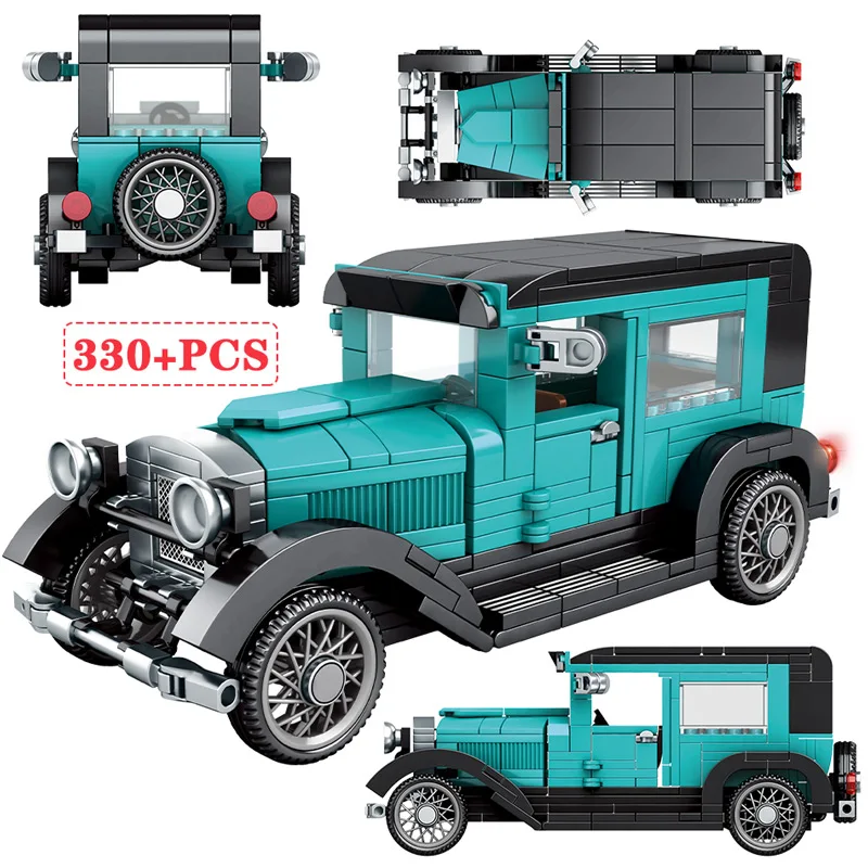 New City Mechanical Classic Vehicle Model Bricks Technical Classical Racing Car MOC Building Blocks Gift Toys For kids | Игрушки и хобби
