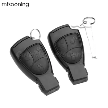 

mtsooning 2pcs Car Remote Key Fob 3 Buttons 433.9Mhz 7941 Chip for Mercedes Benz CLS CLK ML CL SLK C E B S Class