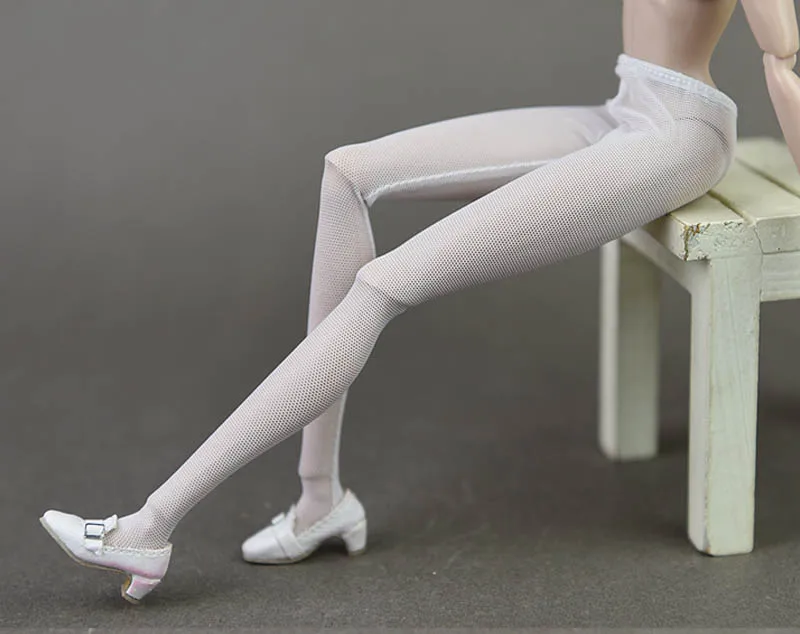 Fashion Doll Accesssories High Elastic Pantyhose For Barbie Dolls Clothes Handmade Mesh Stocking Bottoms Trousers Pants Legging