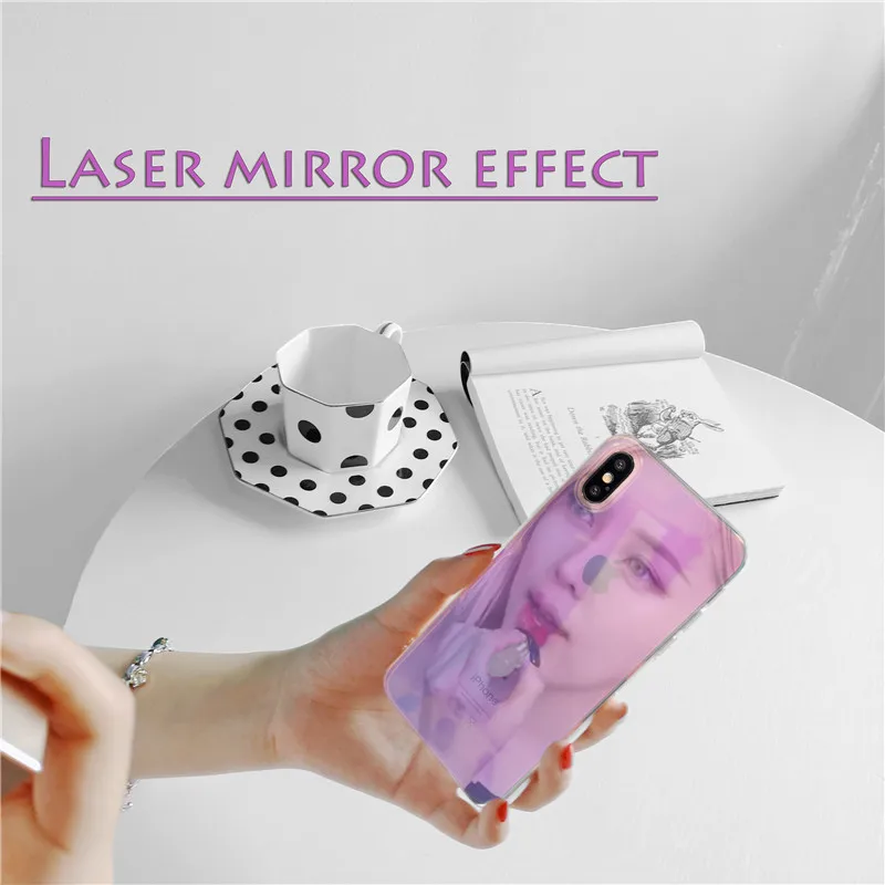 Лазерный зеркальный чехол для телефона aurora для iPhone 11, iPhone 11 pro max, чехол XS Max X XS, XR, 6s plus, 6, 7, 8 Plus, 11Pro, волшебный глянцевый чехол