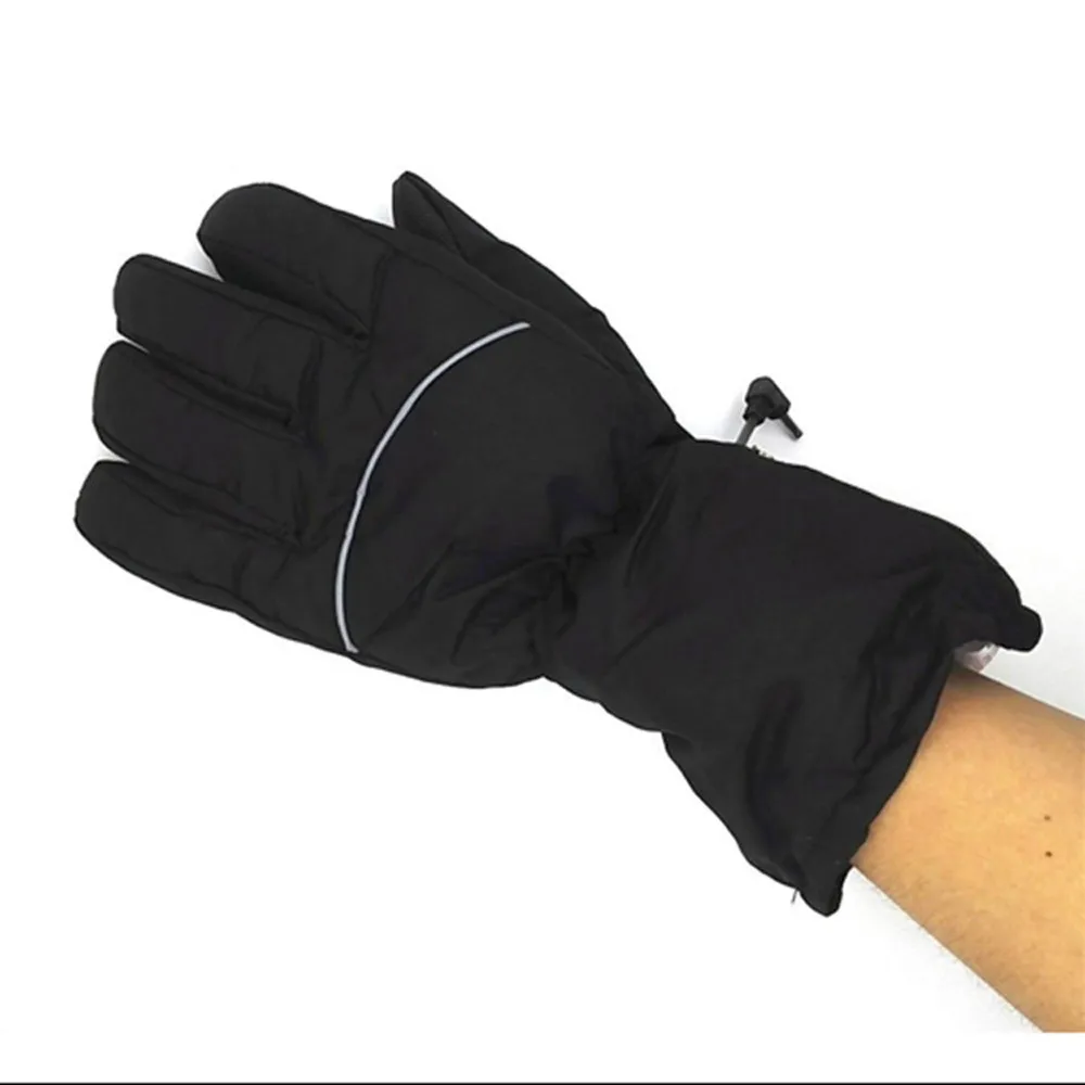 Зимние мужские перчатки с электрическим подогревом, теплые, переносные, с батареей, мягкие, для улицы, спортивные перчатки, мужские, тактические, меховые митенки, перчатки, gants homme