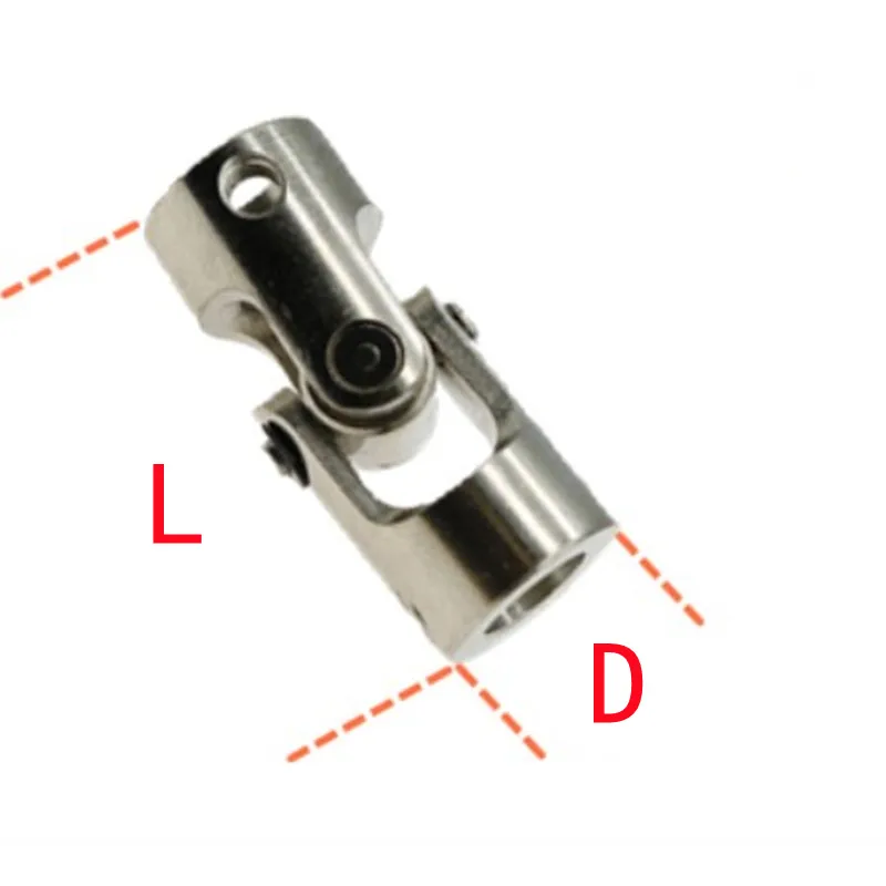 2mm 2.3mm 3mm 3.17mm 4mm 5mm 6mm 8mm 10mm RC Car Boat Model Universal Coupler Joint Coupling Steel Shaft Connector Shaft Coupler 1pc