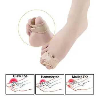 

Hallux Valgus Corrector For Toes Silicone Cloth Bandage The Of Big Thumb Correction Foot Valgus Care Toe Belt Separator Too T4S7