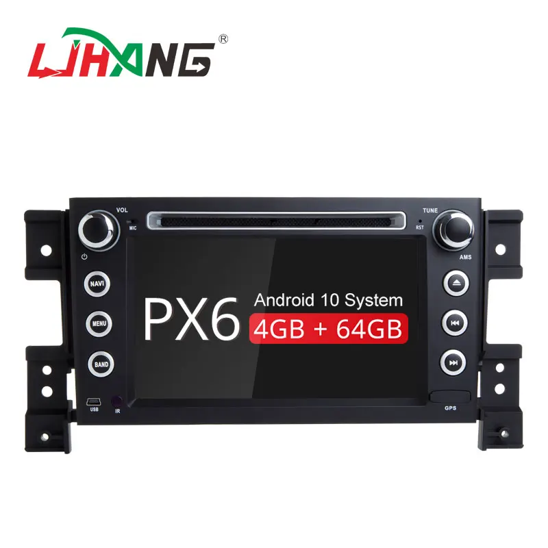 

LJHANG Android 10 Car DVD Multimedia Player GPS For Suzuki Grand Vitara 2005-2015 WIFI 2 Din Car Radio Stereo RAM 4G ROM 64G DSP