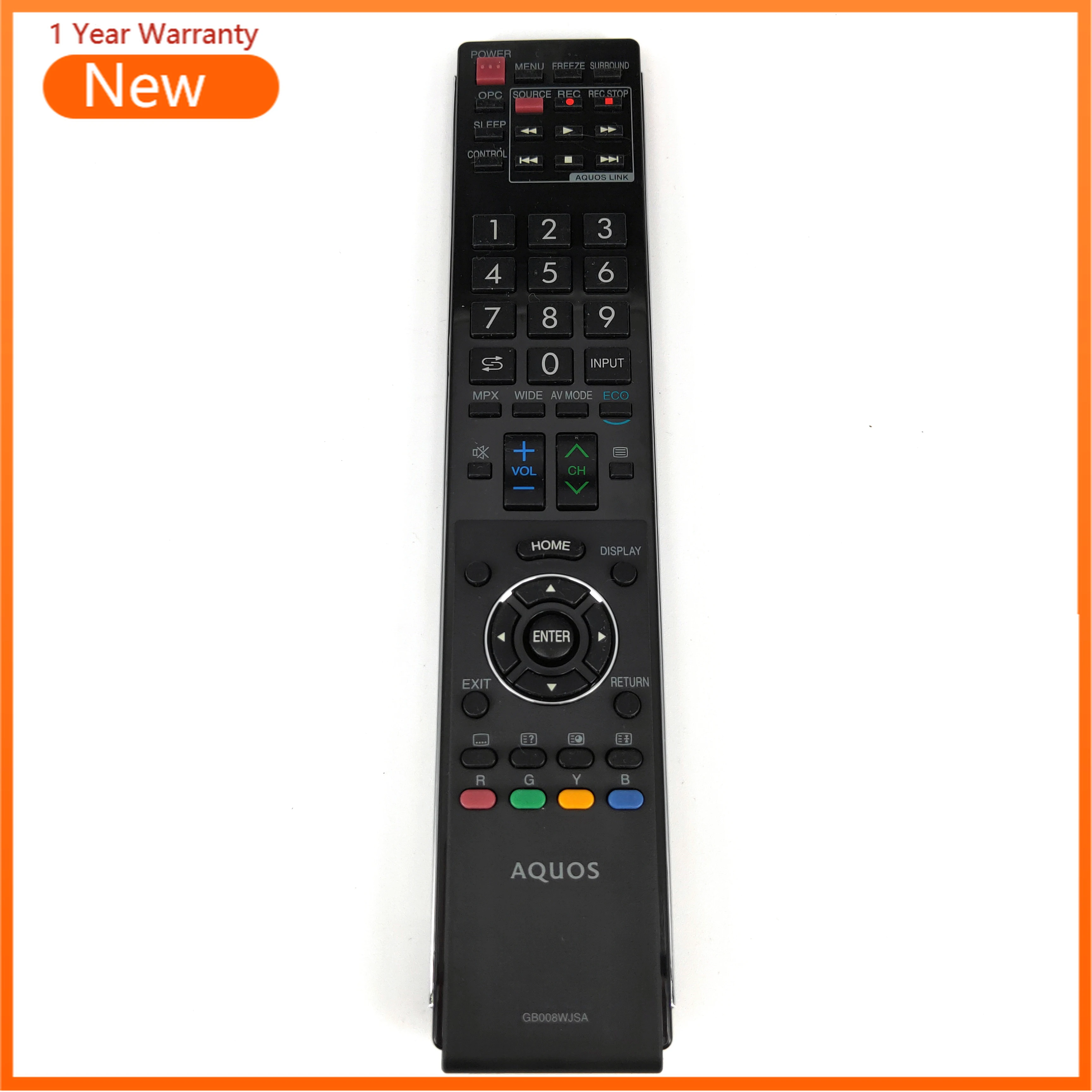 Оригинальный пульт дистанционного управления для SHARP AQUOS LCD LED TV Remote Control REC Fernbedienung