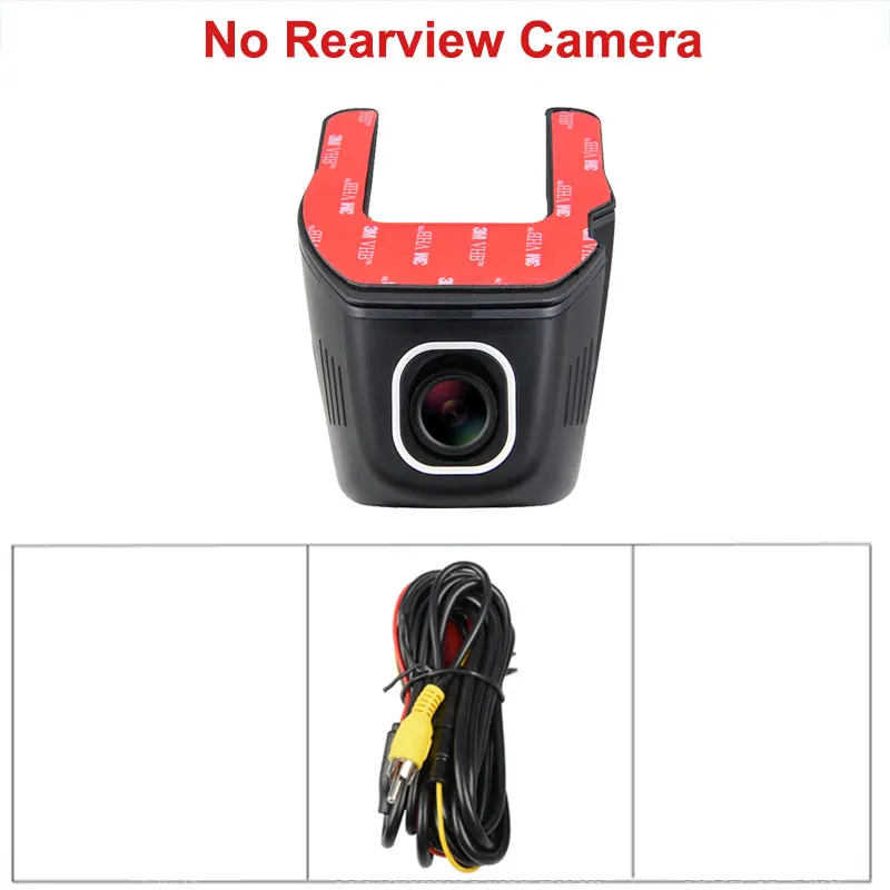 Kampacar автомобильный Wifi DVR видеорегистратор авто Цифровой видеорегистратор 2 Wifi Full HD 1080P Cam Novatek 96658 sony IMX323 видеорегистраторы с двумя объективами - Название цвета: No Rear Lens