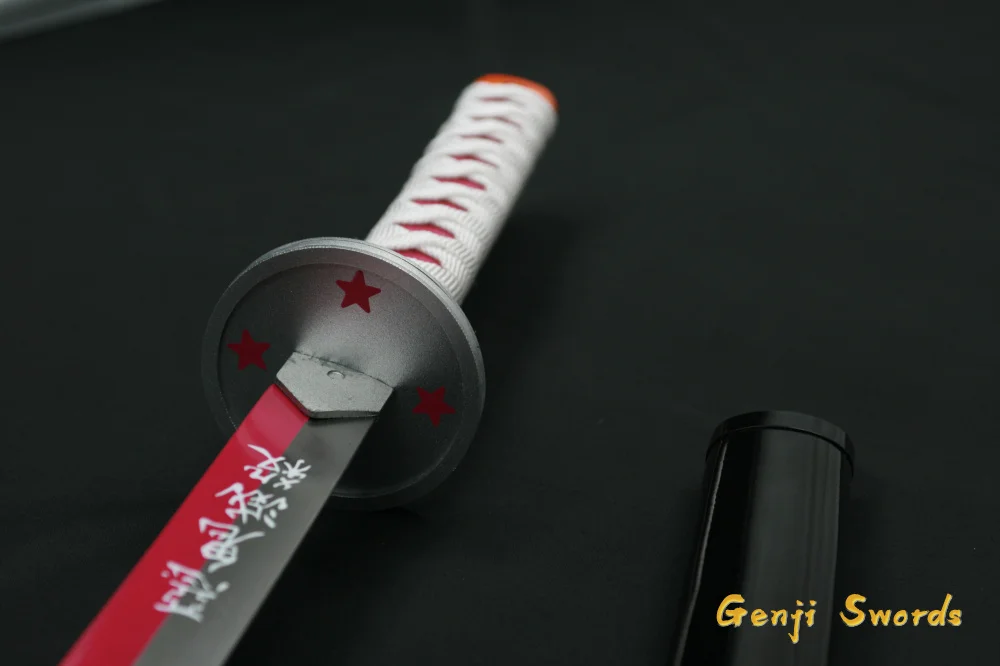 Истребитель демона: Kimetsu no Yaiba японское аниме Tsuyuri Kanawo Косплей Реплика меч из углеродистой стали