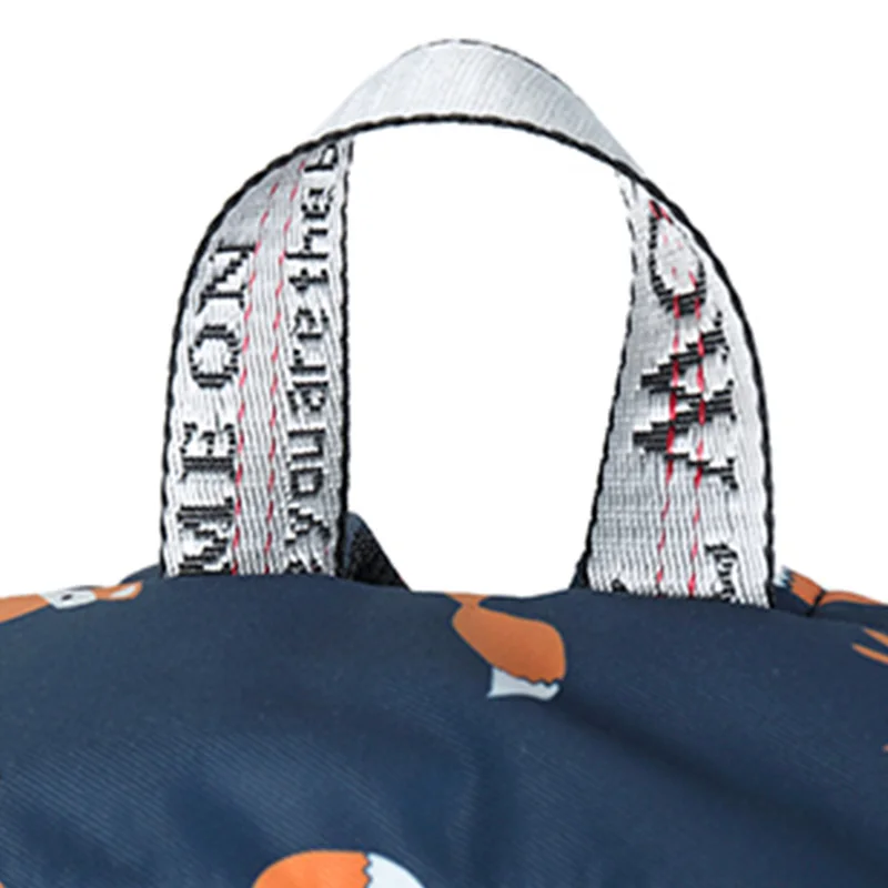 ABDB-Waterproof Bag Korean Version Of the Large-Capacity Campus Backpack New Student Backpack Cute Fox Print Backpack
