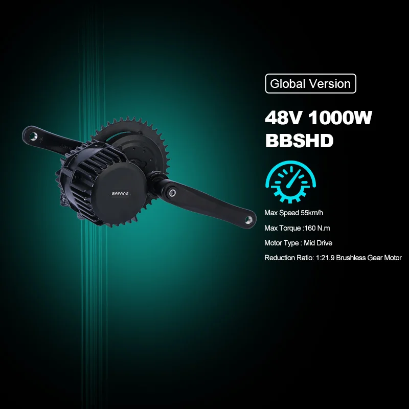 Комплект для электровелосипеда Bafang BBSHD средний приводной двигатель комплект