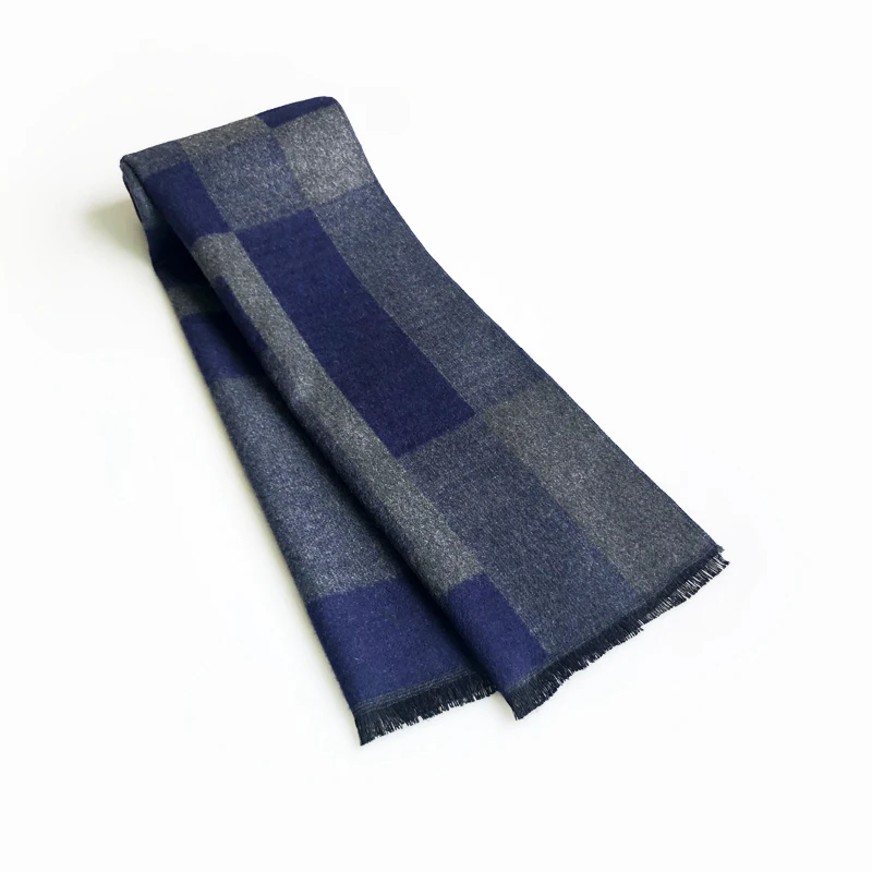 Luxury Design Men Scarf Foulard Plaid Scarves Shawls Fashion Casual Winter Cashmere Warm Scarfs Neck Wrap Male Bufandas Hombre mens striped scarf