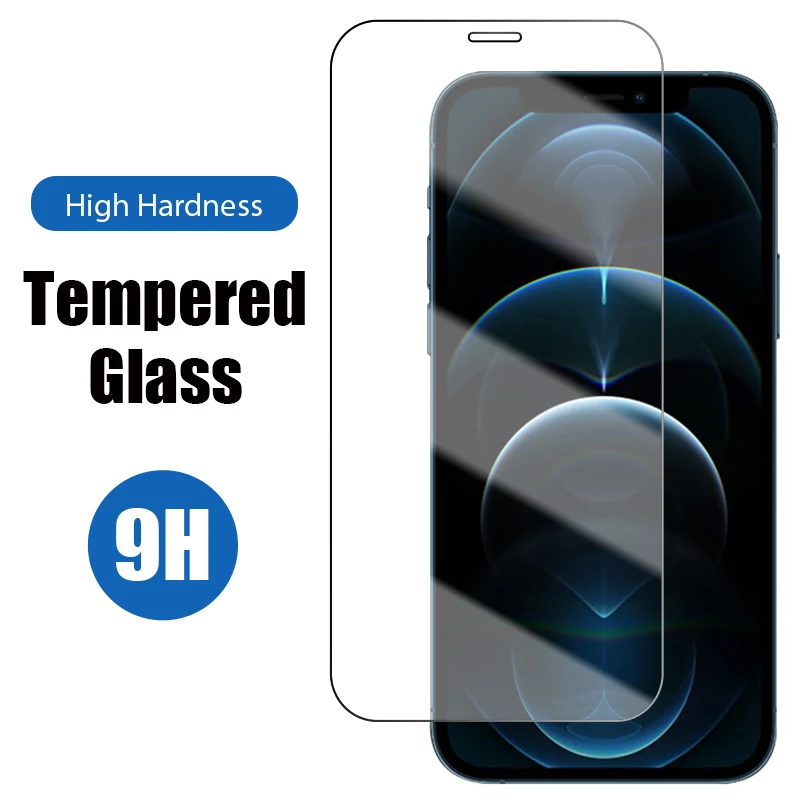 С уровнем твердости 9H HD закаленное стекло для iPhone 11 Pro XR X XS Max SE 2020 защита экрана