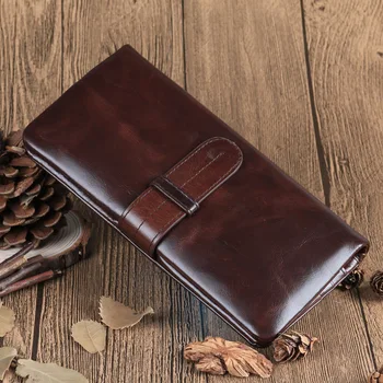 

2020 new wallet casual top layer oil wax leather wallet wallet coin purse women wallets