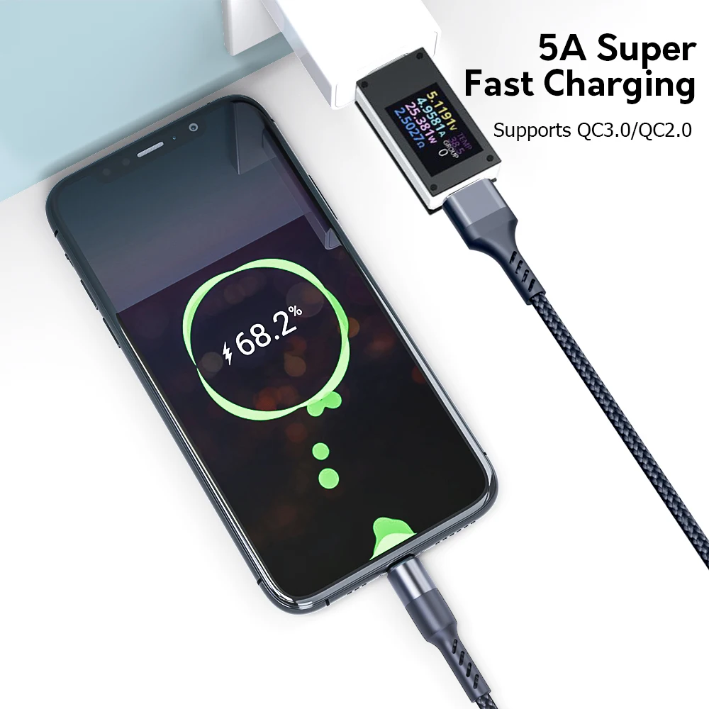 USB кабели 3A кабели для быстрой зарядки для iPhone Xs Max Xr X 8 7 6 Plus 6s ipad Mini зарядное устройство для мобильного телефона кабель для передачи данных 3 м