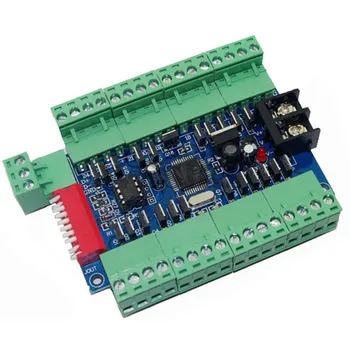

24 Channel DMX512 Decoder 8 Group RGB Output 24CH DMX LED Controller for RGB LED Strip Light