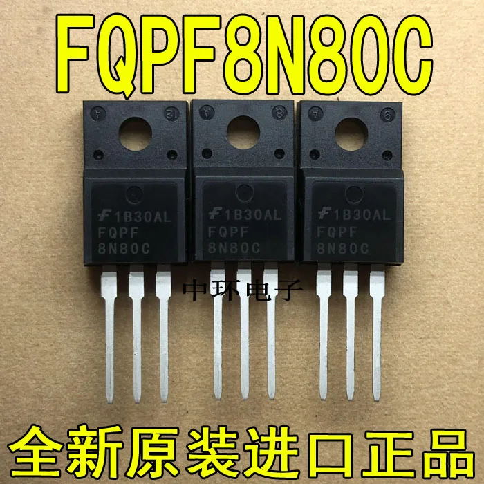 10 шт./лот FQPF8N80C TO-220F | Обустройство дома