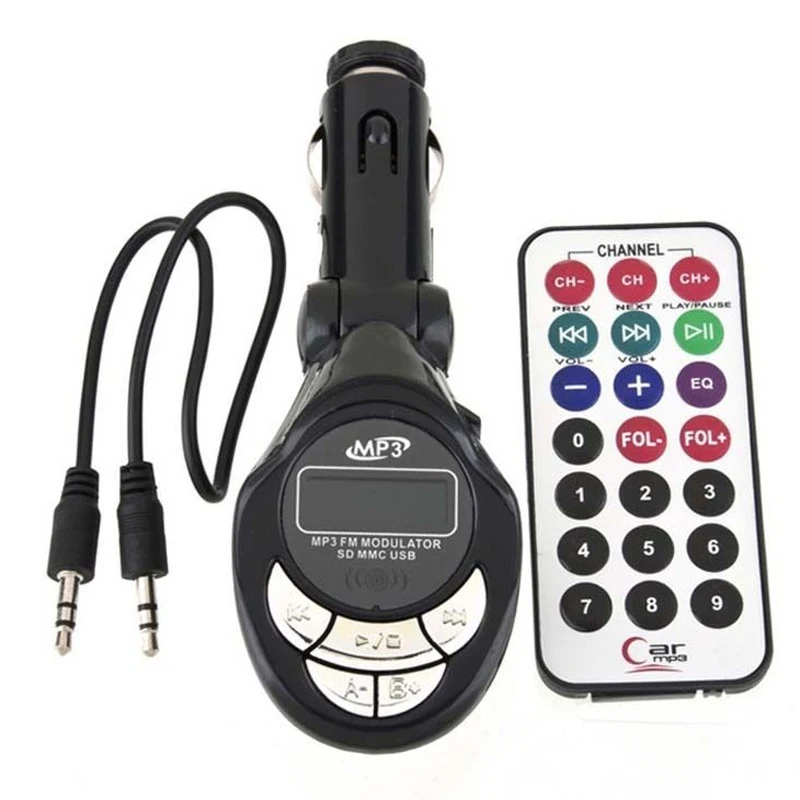 Классический и прочный 4 в 1 автомобильный Bluetooth fm-передатчик MP3-плеер беспроводной fm-передатчик для SD/MMC/USB/CD дистанционного управления