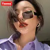 Yoovos Square Sunglasses Men 2022 Luxury Women Glasses Oval Men Eyewear Brand Designer Sunglasses For Women Small Frame Okulary ► Photo 2/6