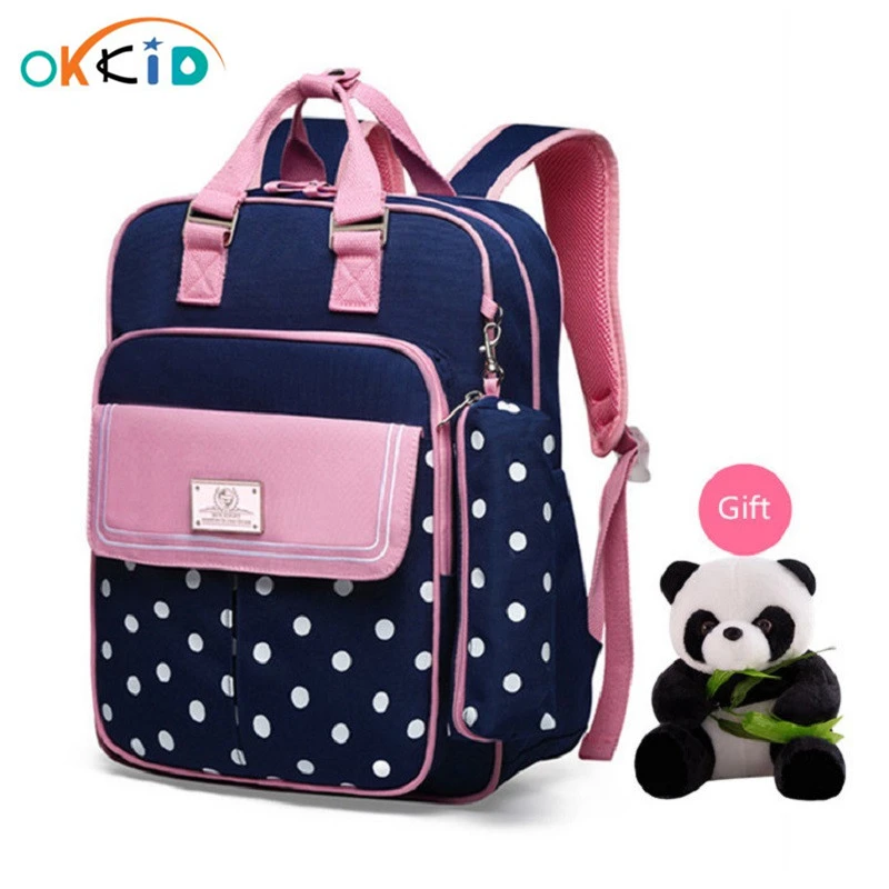 polka dot backpacks for school