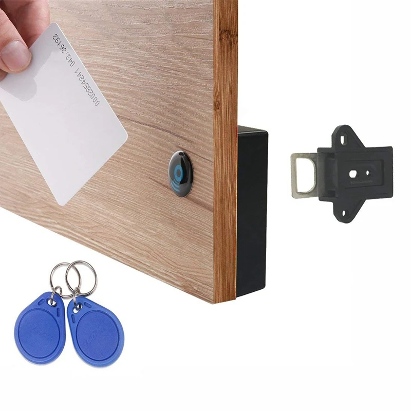 Черный Невидимый Rfid свободный для открытия Интеллектуальный индукционный замок для шкафа шкаф для обуви ящик для обуви дверной замок электронный Темный