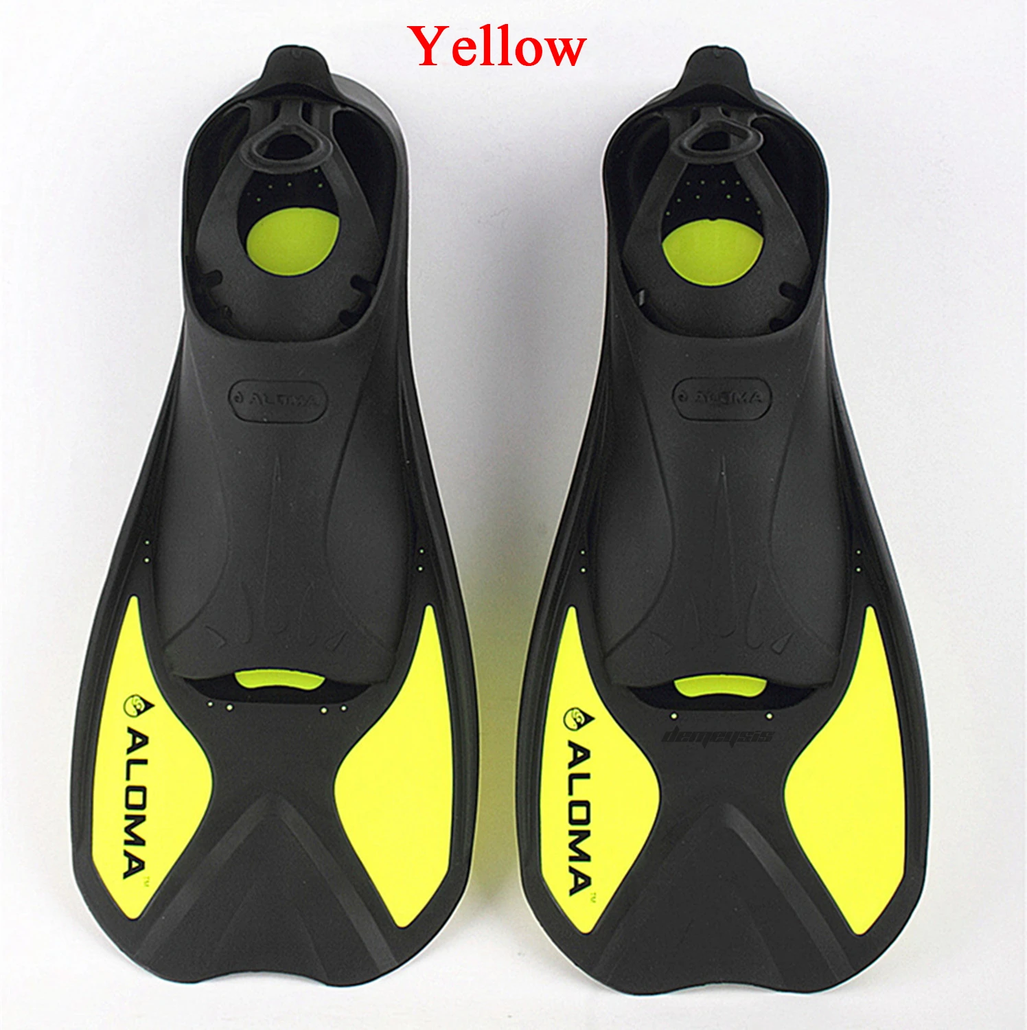 yellow Взрослые ласты для плавания наружные подводные виды спорта Подводное Плавание Дайвинг ласты неопрен противоскользящая обувь Подводное Плавание Дайвинг ласты - Цвет: yellow