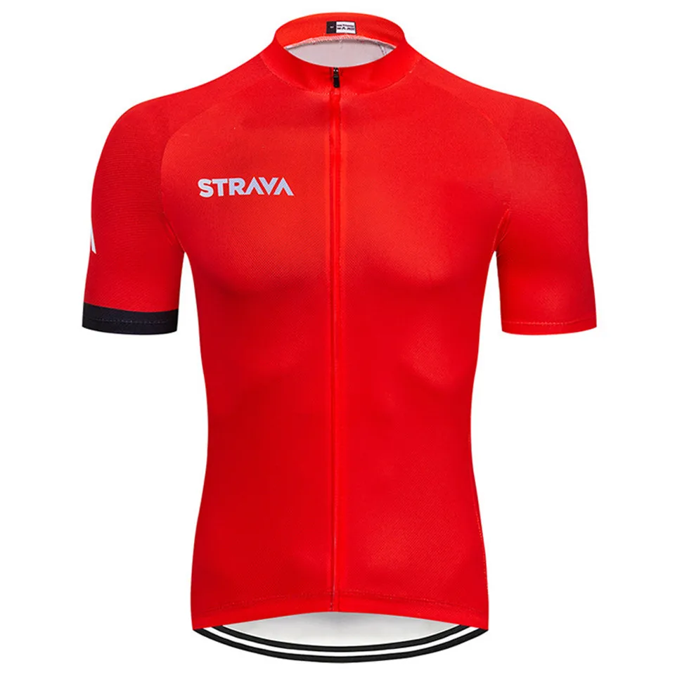 Ropa Bicicleta de carretera STRAVA Team велосипедная одежда Летний велосипедный костюм с коротким рукавом мужской топ и низ нагрудник шорты - Цвет: NO.15