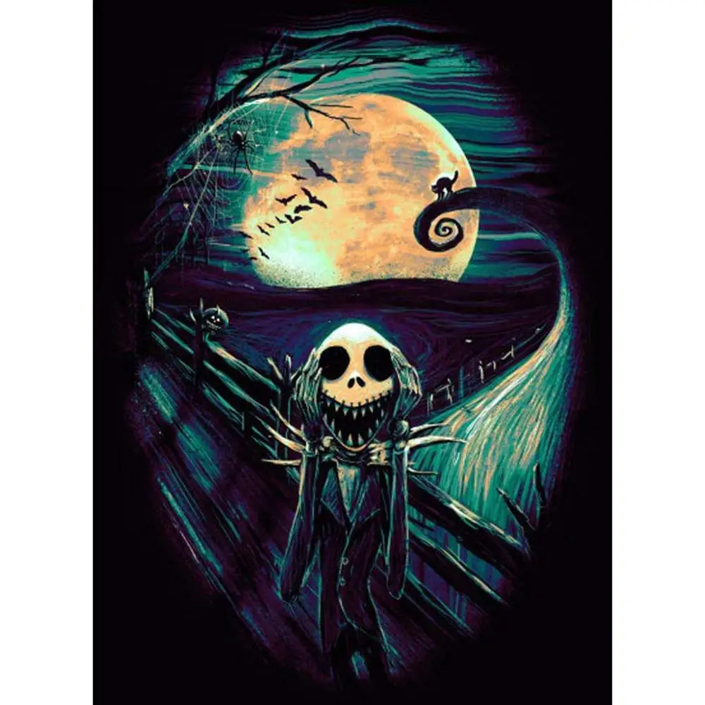 

Halloween.Hand Made Paint High Quality Canvas Beautiful Painting By Numbers Surprise Gift Great Accomplishment