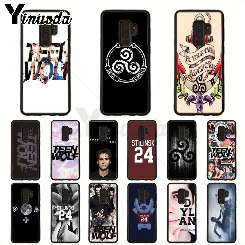 Serial TV Teen Wolf Warna-warni Lucu Hitam Lembut Ponsel Case untuk Samsung Galaxy S10plus S9 S8plus S10e A50 A70 A10 ponsel